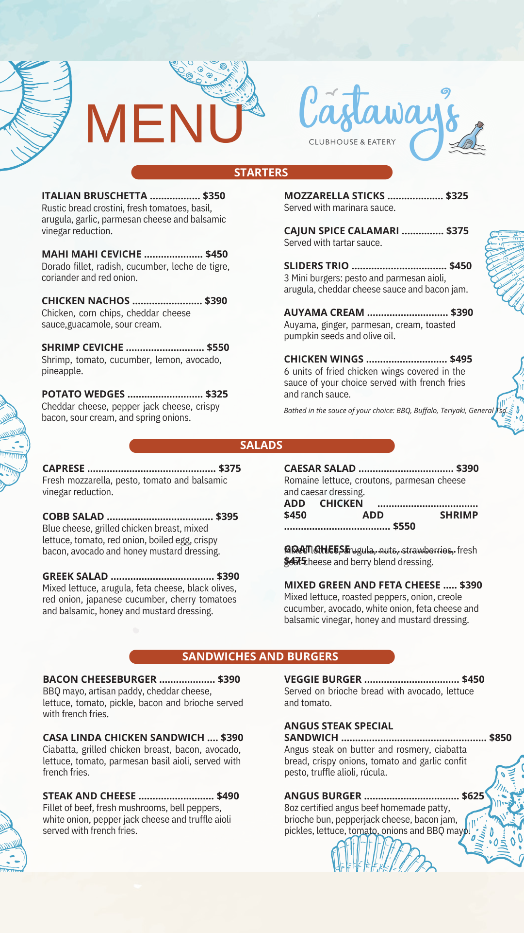 1 castaways page 1